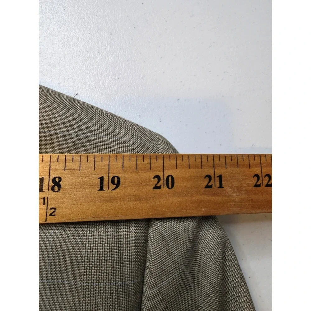 Jos A Bank Blazer Mens 44R Brown Sports Coat Jacket 2 Buttons Vent Wool Cashmere